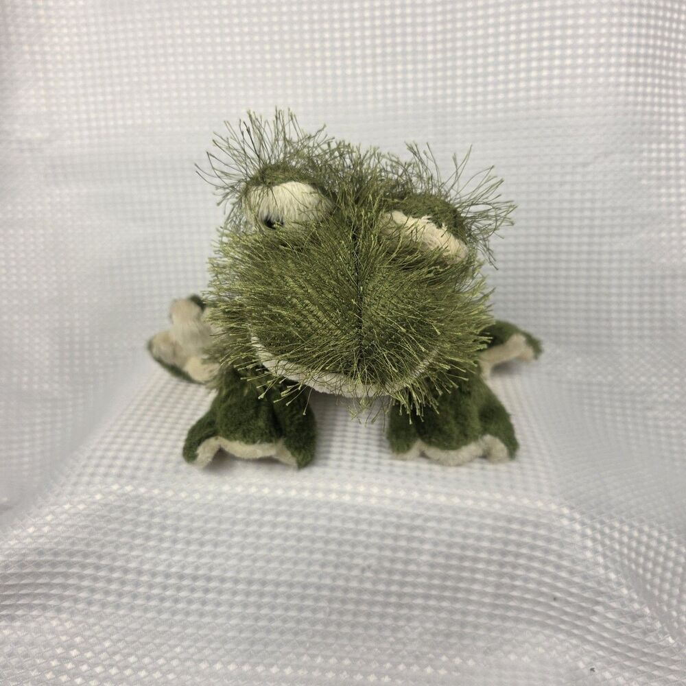 Webkinz Ganz Green Frog Plush Stuffed Animal No Code Tag  8 Inch